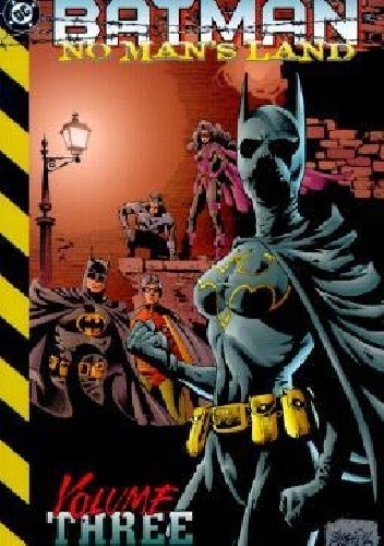 Okładki książek z cyklu Batman- Ziemia Niczyja