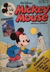 Okładka książki Mickey Mouse 4/1991 Walt Disney