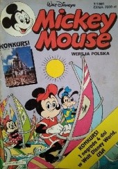 Okładka książki Mickey Mouse 7/1991 Walt Disney