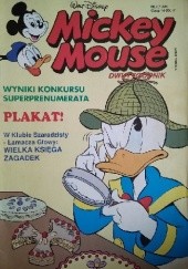 Okładka książki Mickey Mouse 8/1993 Walt Disney