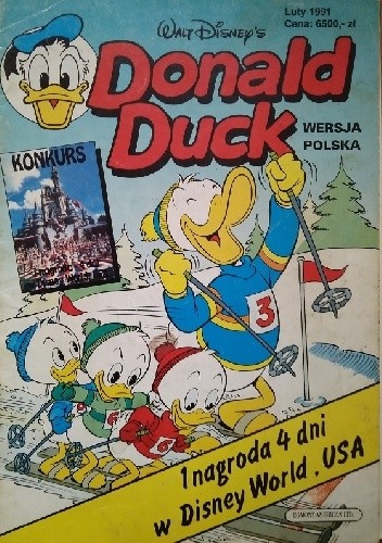 Okładki książek z cyklu Donald Duck