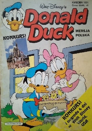 Okładki książek z serii Donald Duck