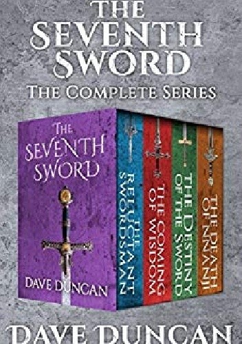 Okładki książek z cyklu Siódmy miecz