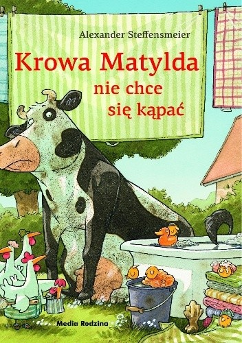 Okładki książek z cyklu Krowa Matylda