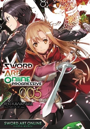 Okładki książek z cyklu Sword Art Online Progressive [Yen Press]
