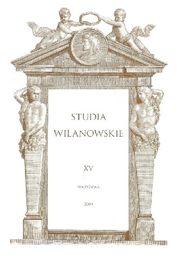 Okładki książek z serii Studia Wilanowskie