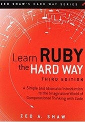 Okładka książki Learn Ruby the Hard Way Zed A. Shaw