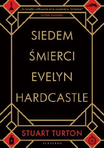 Okładka książki Siedem śmierci Evelyn Hardcastle Stuart Turton