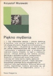 Okładka książki Piękno myślenia Krzysztof Murawski