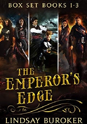 Okładki książek z cyklu The Emperor's Edge
