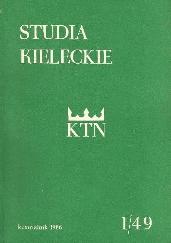 Okładki książek z serii Studia Kieleckie