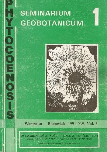 Okładki książek z serii Phytocoenosis