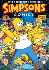 Okładka książki Simpsons Comics #245 It's a Simpsons Send-Off! Nathan Kane, Rex Lindsey