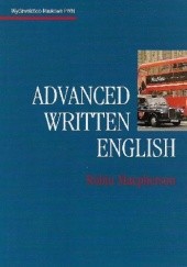 Okładka książki Advanced Written English Robin Macpherson