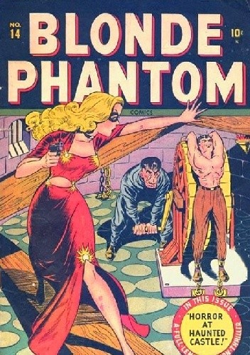Okładki książek z cyklu Blonde Phantom Comics