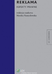 Okładka książki Reklama. Aspekty prawne Monika Namysłowska