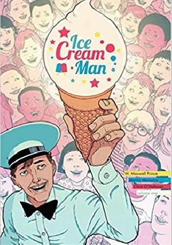 Okładki książek z cyklu Ice Cream Man