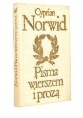Okładka książki Pisma wierszem i prozą Cyprian Kamil Norwid