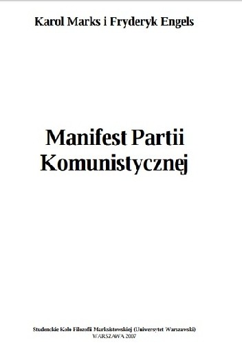 Manifest Partii Komunistycznej