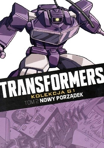Okładki książek z serii Transformers: Kolekcja G1