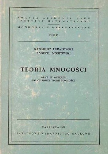 Okładki książek z cyklu Monografie matematyczne