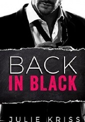 Okładka książki Back in Black Julie Kriss