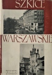 Okładka książki Szkice Warszawskie Stanisław Łoza