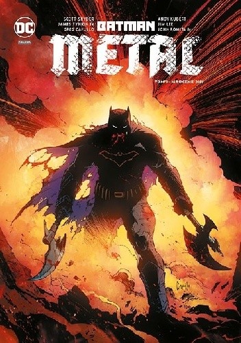 Okładki książek z cyklu Batman - Metal