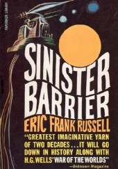 Okładka książki Sinister Barrier Eric Frank Russell
