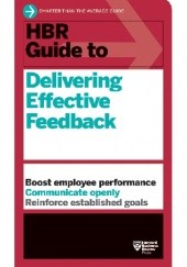 Okładka książki HBR Guide to Delivering Effective Feedback Harvard Business Review