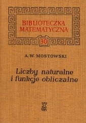 Okładka książki Liczby naturalne i funkcje obliczalne Andrzej W. Mostowski