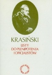 Okładka książki Listy do plenipotenta i oficjalistów Zygmunt Krasiński
