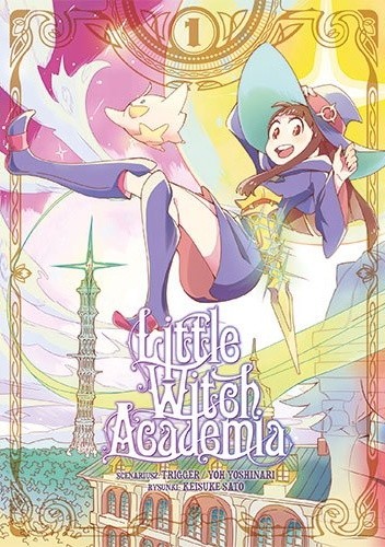 Okładki książek z cyklu Little Witch Academia