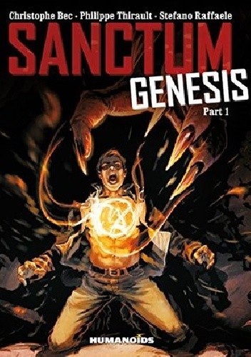 Okładki książek z cyklu Sanctum Genesis