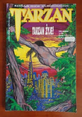 Okładki książek z cyklu Tarzan TM-Semic