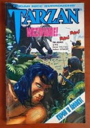 Okładki książek z cyklu Tarzan TM-Semic