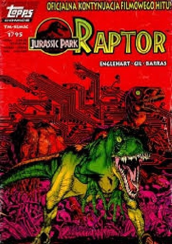 Okładki książek z cyklu Jurassic Park- Raptor