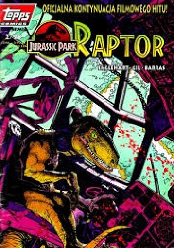 Okładki książek z cyklu Jurassic Park- Raptor