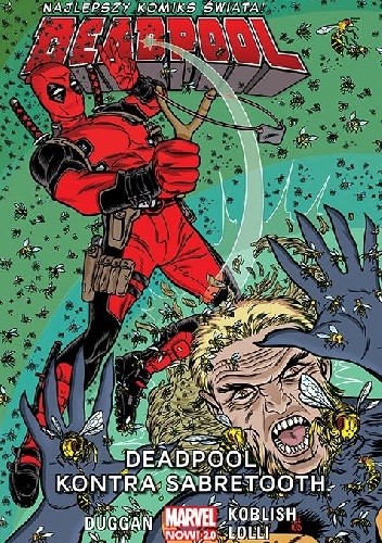 Okładka książki Deadpool. Deadpool kontra Sabretooth. Tom 3 Mike Allred, Gerry Duggan, Scott Koblish, Matteo Lolli