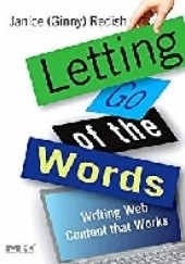 Okładka książki Letting go of the words Ginny Redish