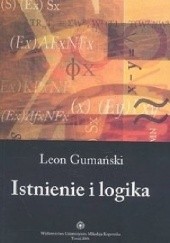 Okładka książki Istnienie i logika Leon Gumański