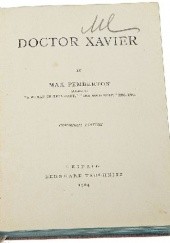 Okładka książki Doctor Xavier Max Pemberton