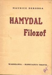 Okładka książki Hamydal - filozof Maurice Dekobra