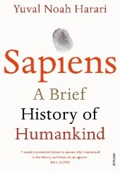 Okładka książki Sapiens. A brief history of humankind Yuval Noah Harari