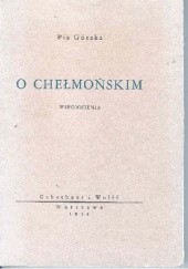 Okładka książki O Chełmońskim. Wspomnienia Pia Górska