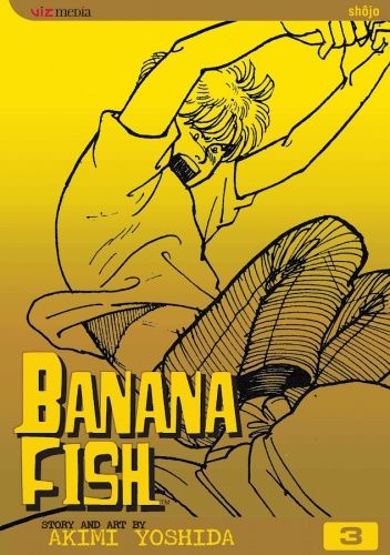Okładki książek z cyklu Banana Fish