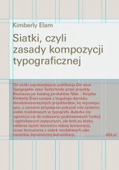 Okładka książki Siatki, czyli zasady kompozycji typograficznej Kimberly Elam