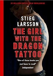 Okładka książki The girl with the dragon tattoo Stieg Larsson