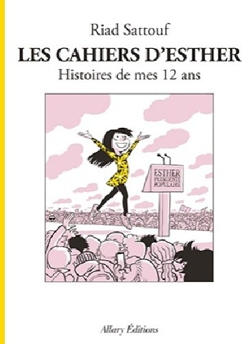 Okładki książek z cyklu Les Cahiers d'Esther