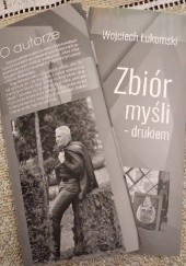 Okładka książki Zbiór myśli - drukiem Wojciech Łukomski